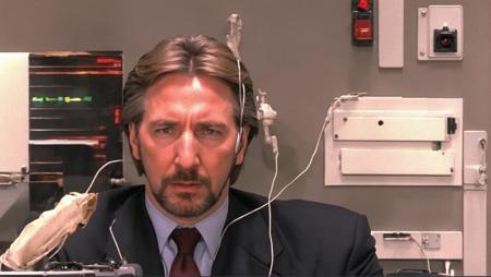 <lora:Hans Gruber (Die Hard) - SDXL - Trigger w Hansgruber Person:.7> Film footage of hansgruber person in a new horror movie. Please note that this is not an exh