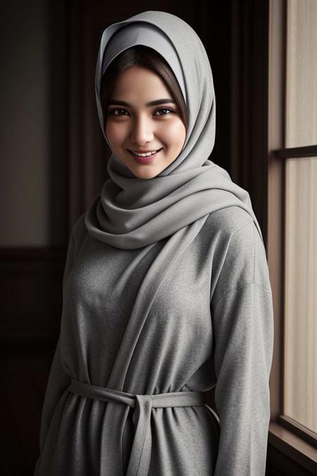 1 Woman, beautiful aesthetic,  pakistani, seductive look, cute face, stunningly beautiful, (smile 0.2),  charming modesty, hijab, abaya, huge boobs, thick body, thin waist, complete view, view, far view,  front view, [stylish], soft face, delicate look, best lighting, oily skin, extremely detailed eyes, (extremely detailed face) beautiful, elegant, highly detailed, 
(realistic high resolution), (8K), (extremely detailed),  (best quality), (super detailed), (masterpiece)  (ultra-detailed), (hyperrealism:1.2), (photorealistic, hyperdetailed:1.2), insane details,