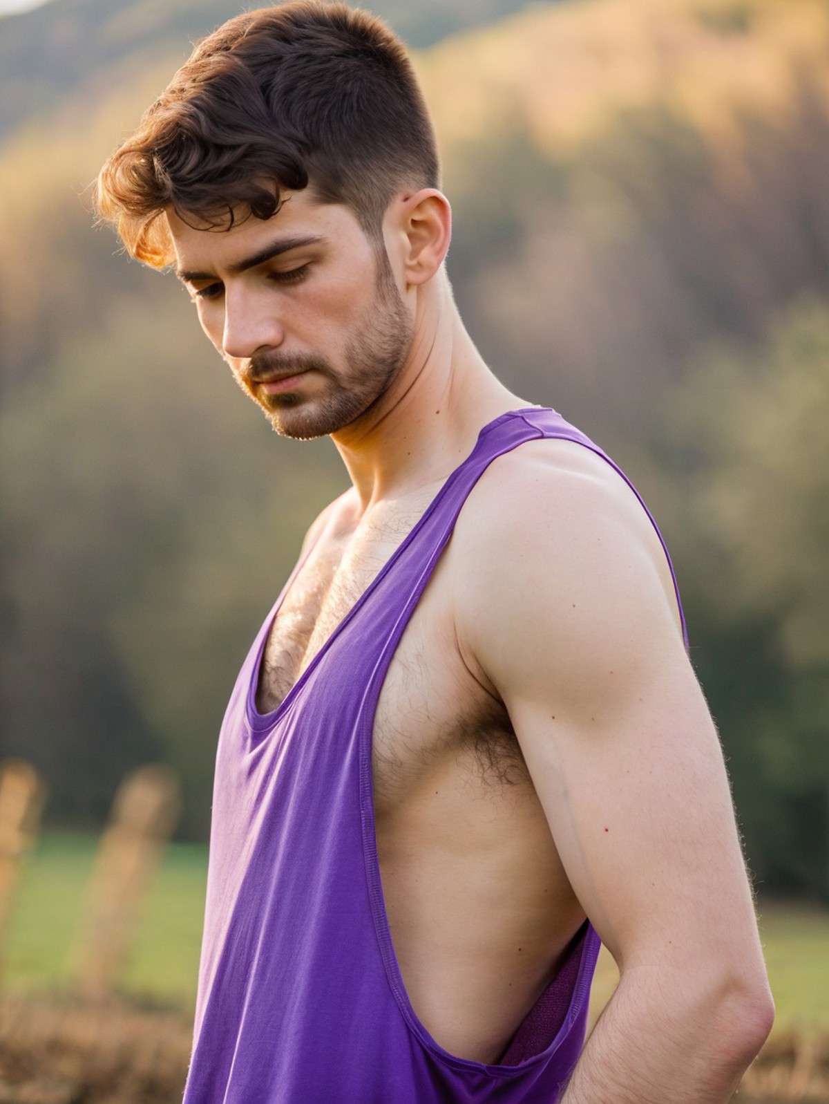 Stringer Gym Tank Top / Dropped Side Holes / Large Armholes – SD 1.5 image by diogod