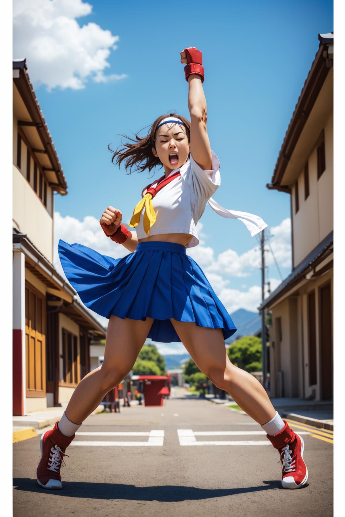 Sakura - Street Fighter (SF5/SF4 face) (Classic attire) image by WilliamTRiker