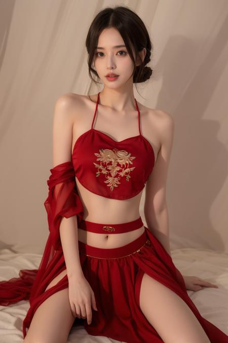 小红兜--1.5国风汉服 | 肚兜 | bellyband | hanfu v1.0