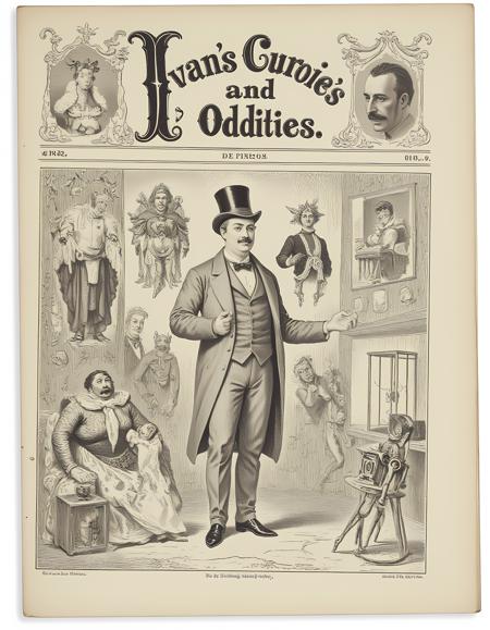 Ivan's Curios & Oddities [FLUX & ILLUSTRIOUS] 19th Century Periodicals Concept - V1: Freaktown Riots V1: Freaktown Riots