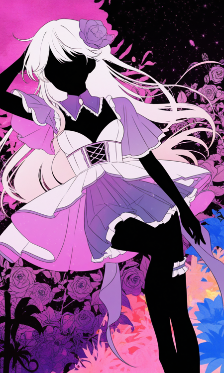 Eclipsed Elegance - Silhouetted Anime Character (Haruka V2) v1.0