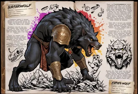 ARK Survival Evolved dossiers (Style) for Illustrious