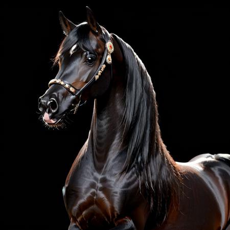 arabian horse friesian horse centaur