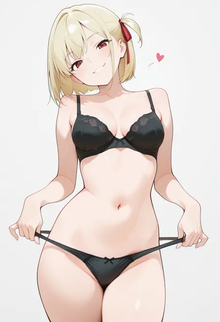 Panties pull to side