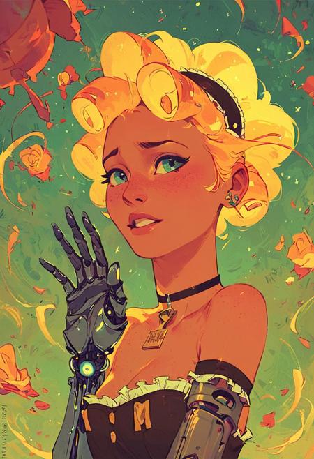 score_9, score_8_up, score_7_up, best quality, highest score, 
a barmaid serving customers at a old timey pub, 
(magical:1.2) atmosphere and ethereal glow. 
robotic arms