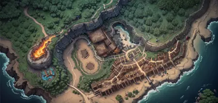 Table Rpg / D&D Maps #10 - Cities