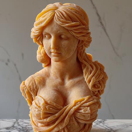 cheese sculpture of