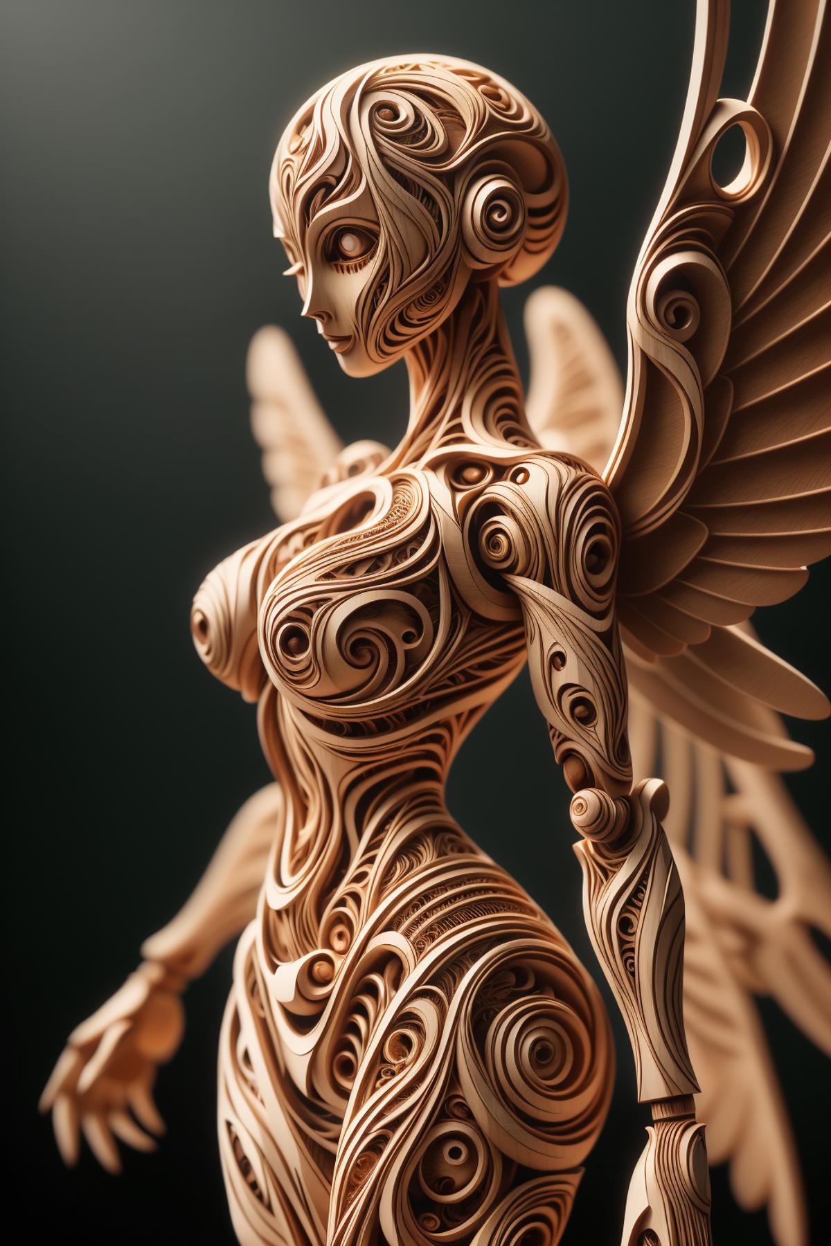 Wood Figure Style [LoRA 1.5+SDXL] image by RalFinger