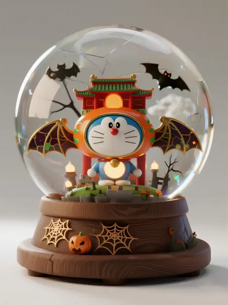 F.1-Halloween crystal ball