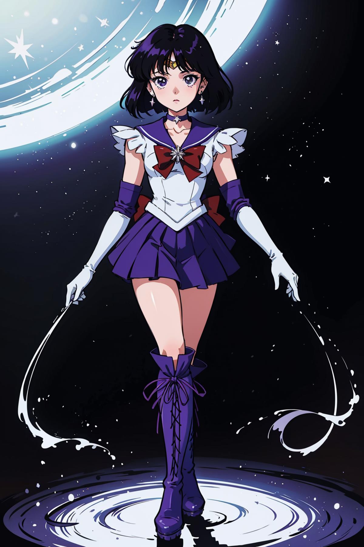 Sailor Saturn / Hotaru Tomoe (Sailor Moon) - Lora image by ElizaPottinger