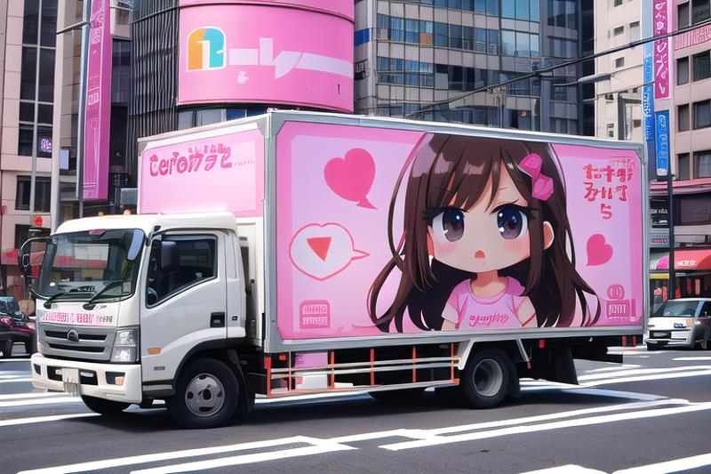 advertising truck image by Yumakono