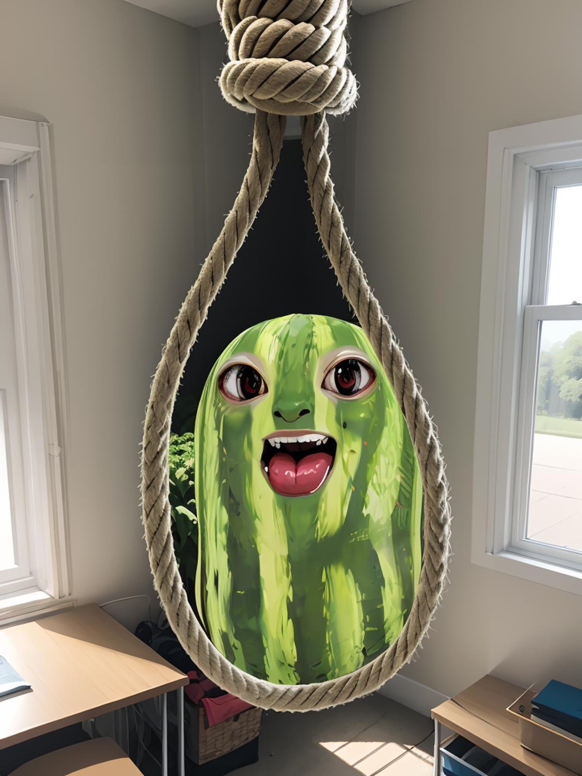 Man Looking At Noose Meme - 4jkv8dx