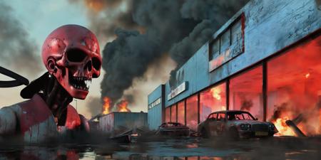 hyperrealistic photograph of a legendary dystopian landscape, I could make a difference so easy but I donât, Itâs very far away, but itâs growing day by day, left to blind destruction, The flames are all long gone but the pain lingers on, goodbye blue sky, Crushing metal, ripping skin, tossing body, mannequin, spilling blood, bleeding gas. Mangle flesh, snapping spine, dripping bloody valentine, shatter face, spitting glass, The Sky is falling all around us, Weâre watching the people panic like itâs the end, When I hear that trumpet sound Iâm gonna rise right out of the ground, ainât no grave can hold my body down, strike a match and itâll catch, A Crow Left of the Murder, electric sheep, jog for the master race, mellow out or you will pay, Itâs too late now, London is drowning and I live by the river, I hate purity I want everyone corrupt, So damn easy to cave in man kills everything, the possibility of nuclear holocaust is so terrifying, but to turn it round and try and make it beautiful is more of a challenge than making it doomy, Pull the pin let this world explode,  dynamic, nostalgia, contemplation, precise lines, strategic layering, impermanence, realism, curiosity, unease, dramatic lighting, empathizes contrasts, dystopian art style, <lora:dystopianartC:1>, The end of our elaborate plans, the end of everything that stands, the end, The levee was dry, good old boys were drinking whiskey and rye, this will be the day that I die, dystopian earthquake birds snakes aeroplanes, Eye of a hurricane, World serves its own needs chaos, Furies breathing down your neck, listen to your heart bleed, vitriolic, patriotic, slam fight, bright light, It's the end of the world as we know it and I feel fine, Slash and burn, book burning, bloodletting, Every motive escalate, automotive incinerate, no fear, cavalier, renegade and steering clear, gathering storms, carpets of coal and biblical floods, Everybody sees themselves walking around with no one else , Take to the streets with apocalypse refrain: your devotion has the look of a lunaticâs gaze, doomed, We could all die any day but before I let that happen Iâll dance my life away, Idioteque this is really happening bleak, My radar sends me danger but my instincts tell me to keep breathing, leave me something to breathe, Nothing ever changes Apocalypse Dreams