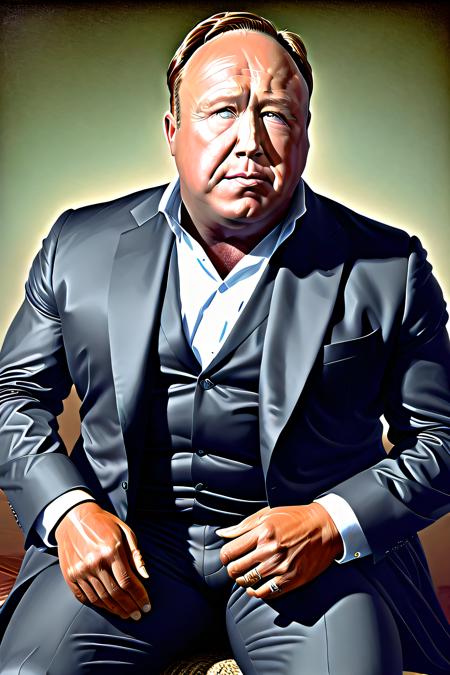 alex_jones, oil painting of olde english gentleman, best quality