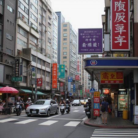 Taiwan Street Background Flux | v1.0
