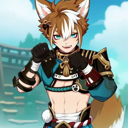 Gorou (Genshin) (Pony)