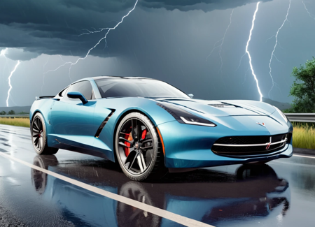 Vehicles Collection - 26 Assets [XL] 23 Chevrolet Corvette