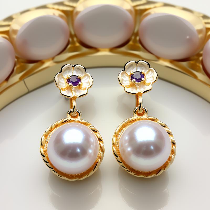 pearl earrings lora - 珍珠耳环 image by yyx0701364