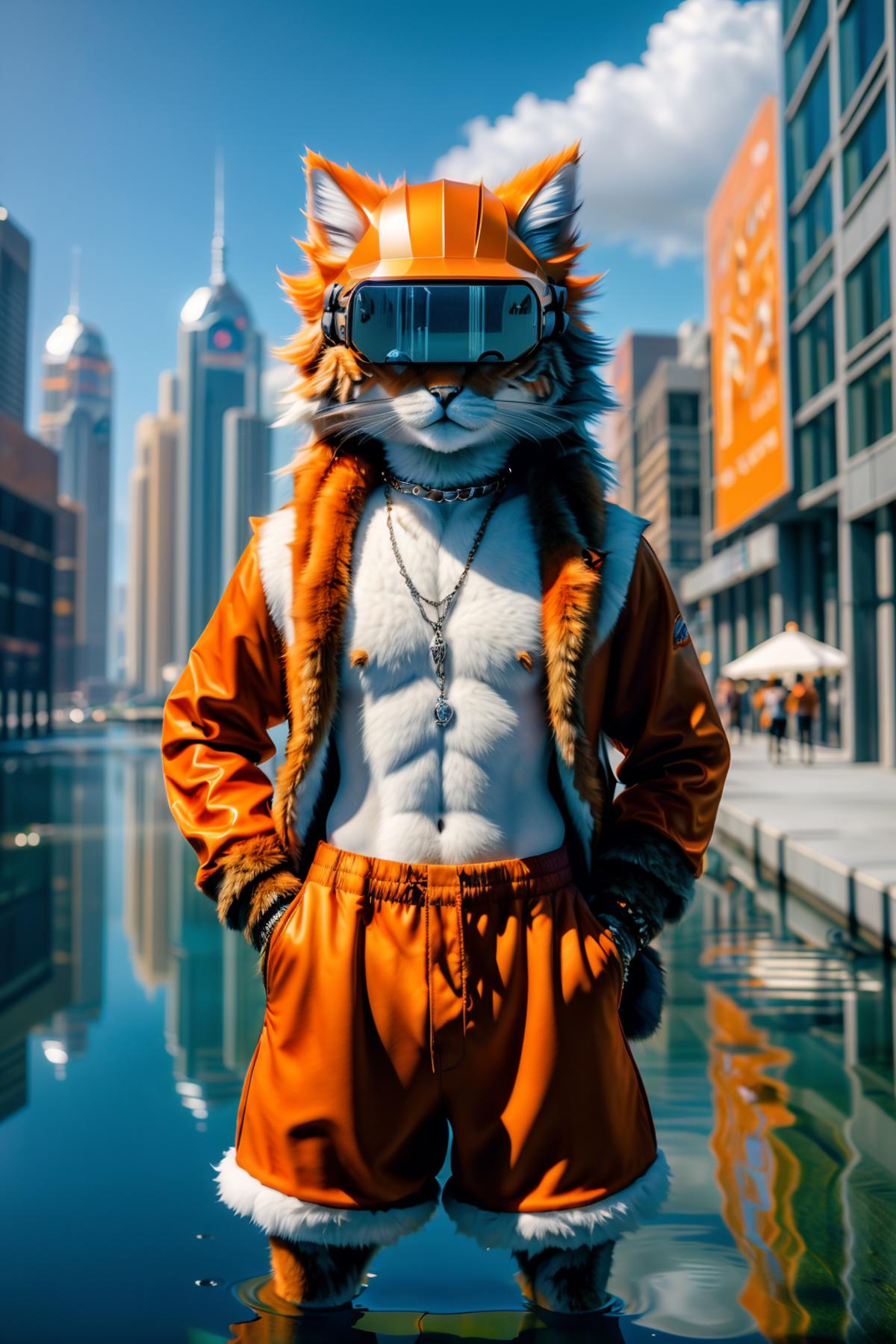 A Random Realistic Humanized Cat Character (realistic furry character) image by DeViLDoNia