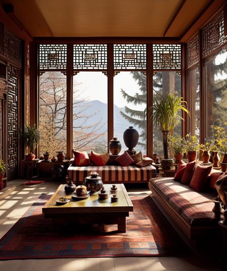 Tibetan-style interior design