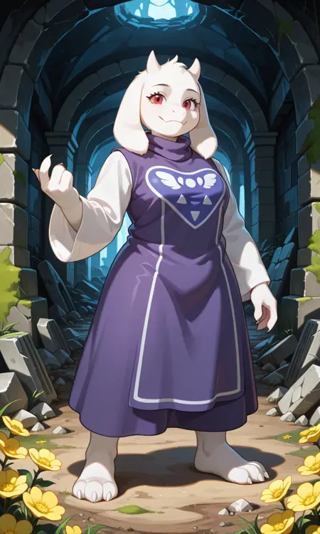 Toriel Dreemurr IL (undertale)