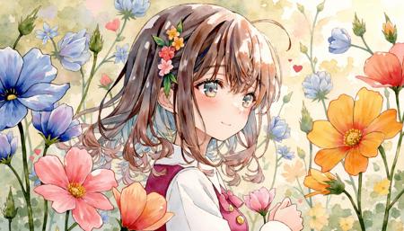 [FLUX1]優子鈴(ゆこりん)/_yukoring/yukoring style (for transparent watercolor anime characters) v1.0