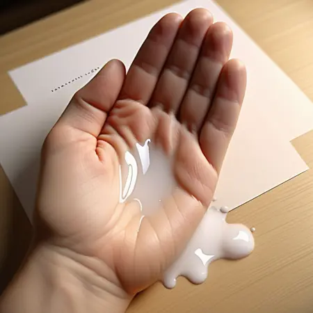 lotion display pose | SDXL