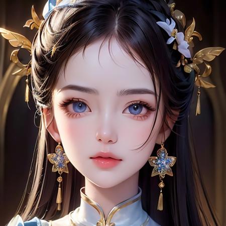 (masterpiece, sidelighting, finely detailed beautiful eyes: 1.2), masterpiece*portrait, realistic, lustrous skin,shiny skin,