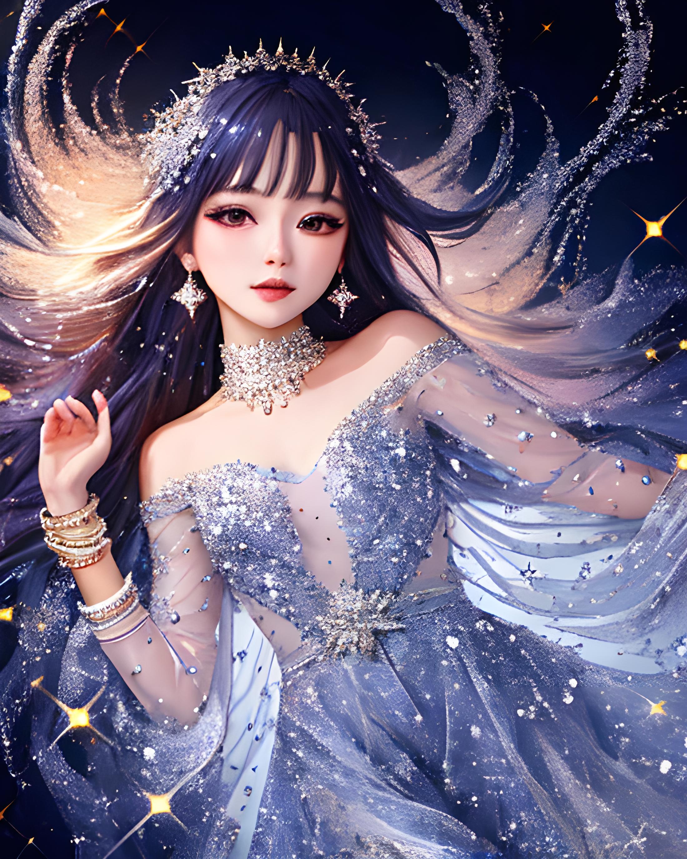 Starry Tulle image by KimiKoro