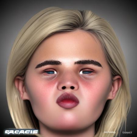 G2FFace, young, blond, photorealistic