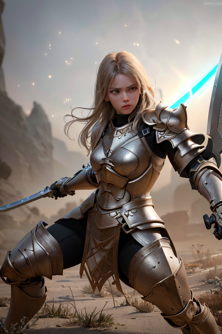 <lora:hipoly3DModelLora_v20:0.5>, 3d, realistic, masterpiece, best quality,
1girl,  
warrior girl,
Determined expression, ...