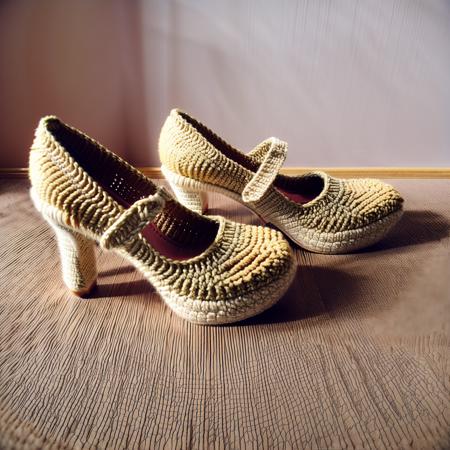 knittedstyle, a pair of high heel <lora:knittedstyle2:1> <lora:add_detail:1.5>