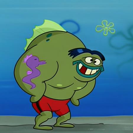 Spongebob - Green Thug Fish (Pony XL) v1.0