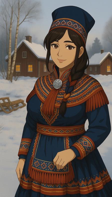 Sámi woman sami woman