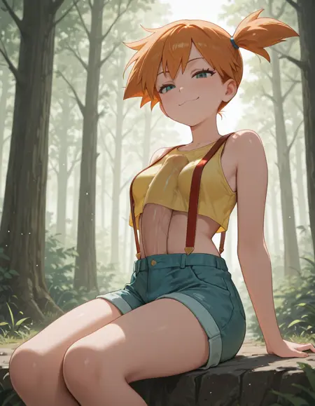 Futanari against chest