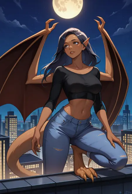 Elisa Maza (Gargoyle form) (Character) for Illustrious