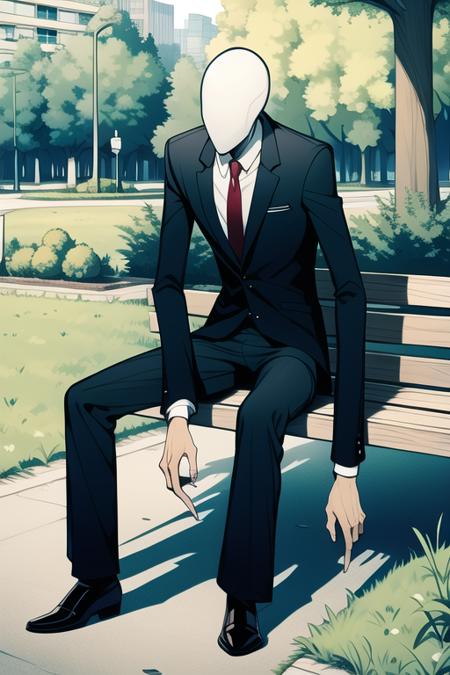 Slenderman creepypasta Pony + 1.5 + illustrious A