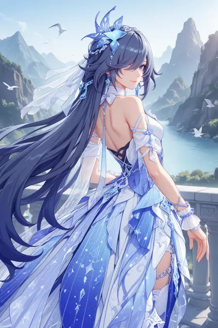 fuhua_cerulean court(honkai impact 3rd)
