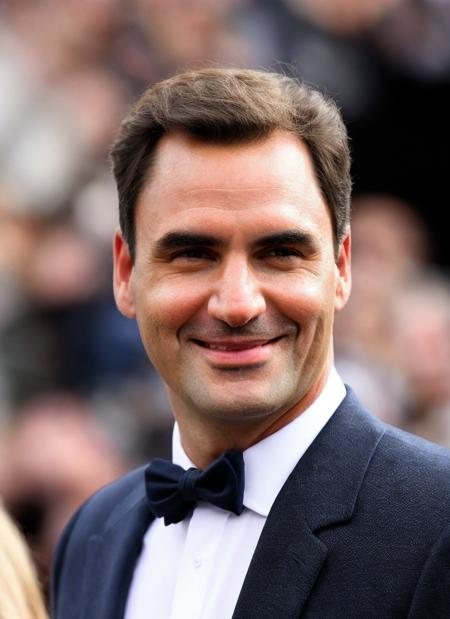 a man, background is crowd  <lora:federer:1>