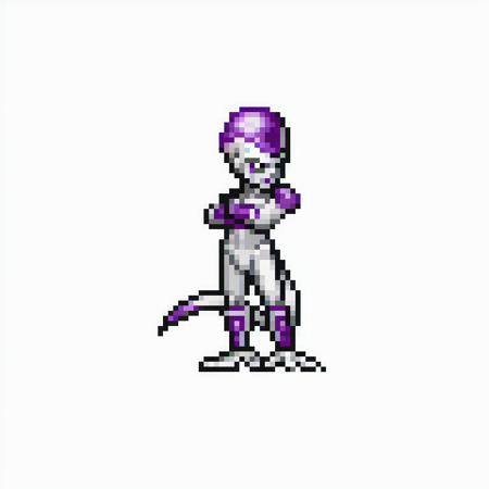 frieza, Dragonball <lora:jump:1.0>