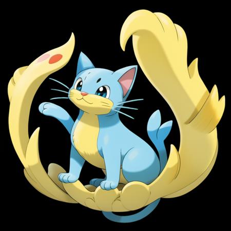 pokemon, solo, masterpiece, high quality, best quality, high-definition, ultra-detailed, water, cat