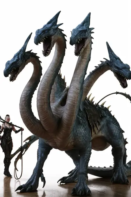 Dark Elf War Hydra (Warhammer Mark of Chaos version)