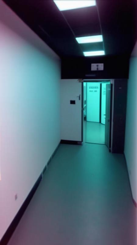 security cam footage of a liminal space, strange, gives off a creepy vibe
