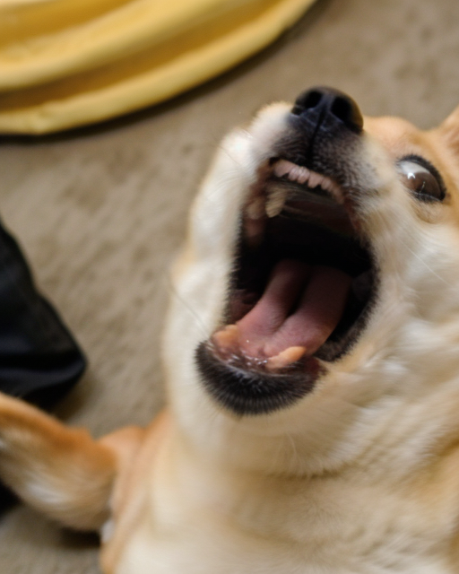 cinematic fisheye closeup of a shiba inu dog weirog mouth open screaming <lora:weirogs_del:.85>  snarling  <lora:Doge_mnty_merge60_30:1>
