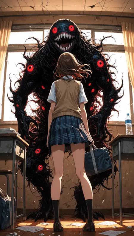 Scary / Dark / Ominous / Horrifying styled Anime for IllustriousXL