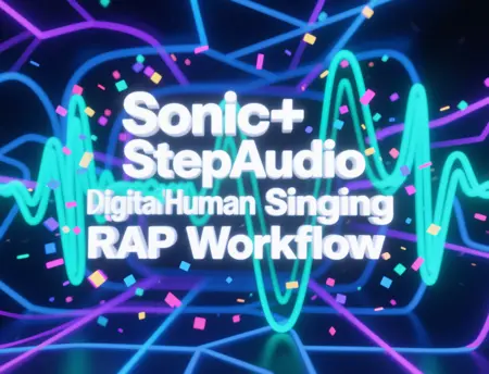 Sonic+StepAudio Digital Human Singing RAP Workflow