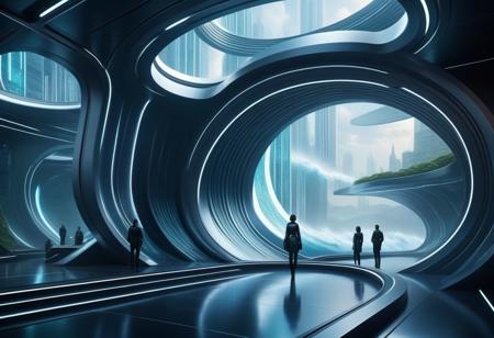 Wave Theory
,
captivating and immersive environment, intricate details and imaginative concepts, sleek and futuristic elements, nostalgic yet futuristic settings, blend of realism and speculative fiction, visually stunning and thought-provoking scene.
