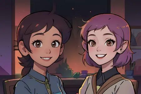 Luz and Amity from The Owl House
